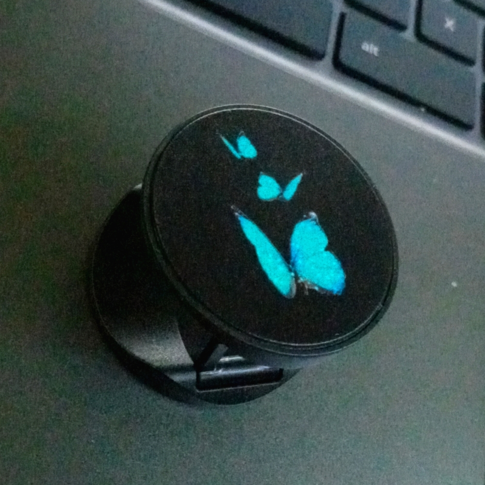 Butterfly print phone holder
